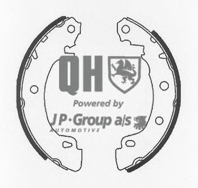 JP GROUP 4363900319 -  Комплект тормозных колодок